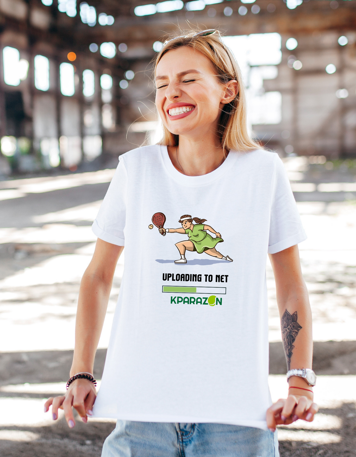 Camiseta Mujer Uploading To Net